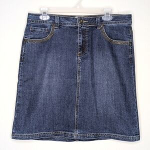 Dress Barn Denim Jean Skirt 12